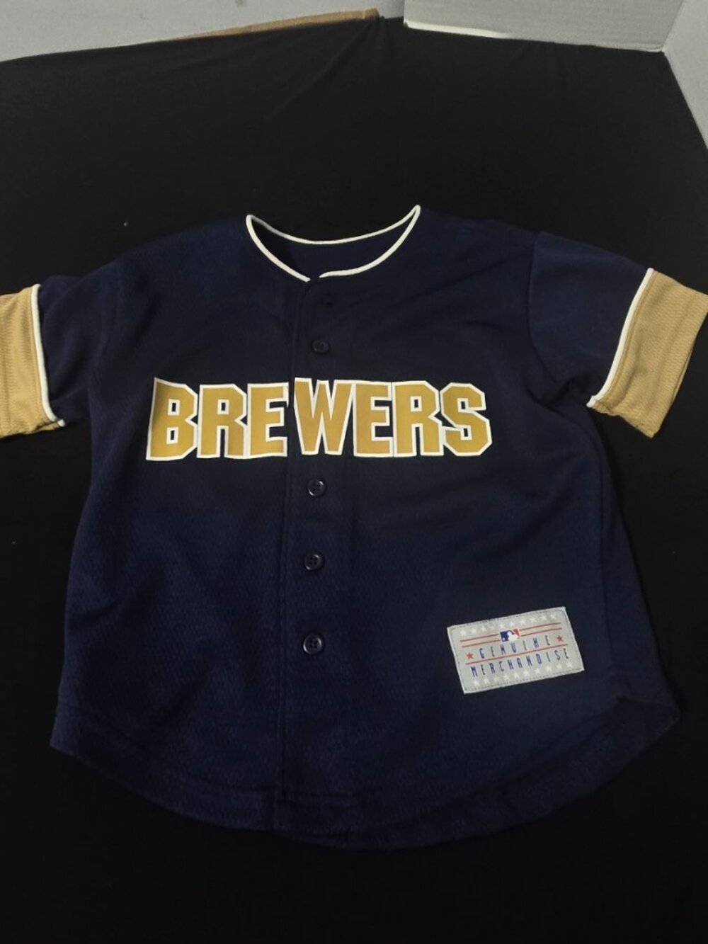 Milwaukee Brewers Ryan Braun #8 Toddler Baseball Jersey Size 4T MLB Genuine Merc